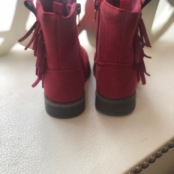 Little girls red boots - Picture 3 of 5